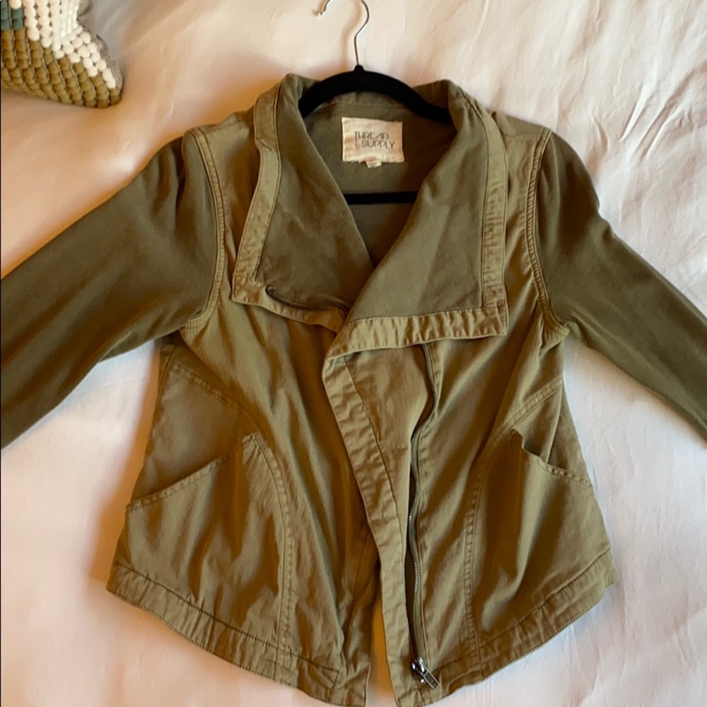 Green Bomber Jacket